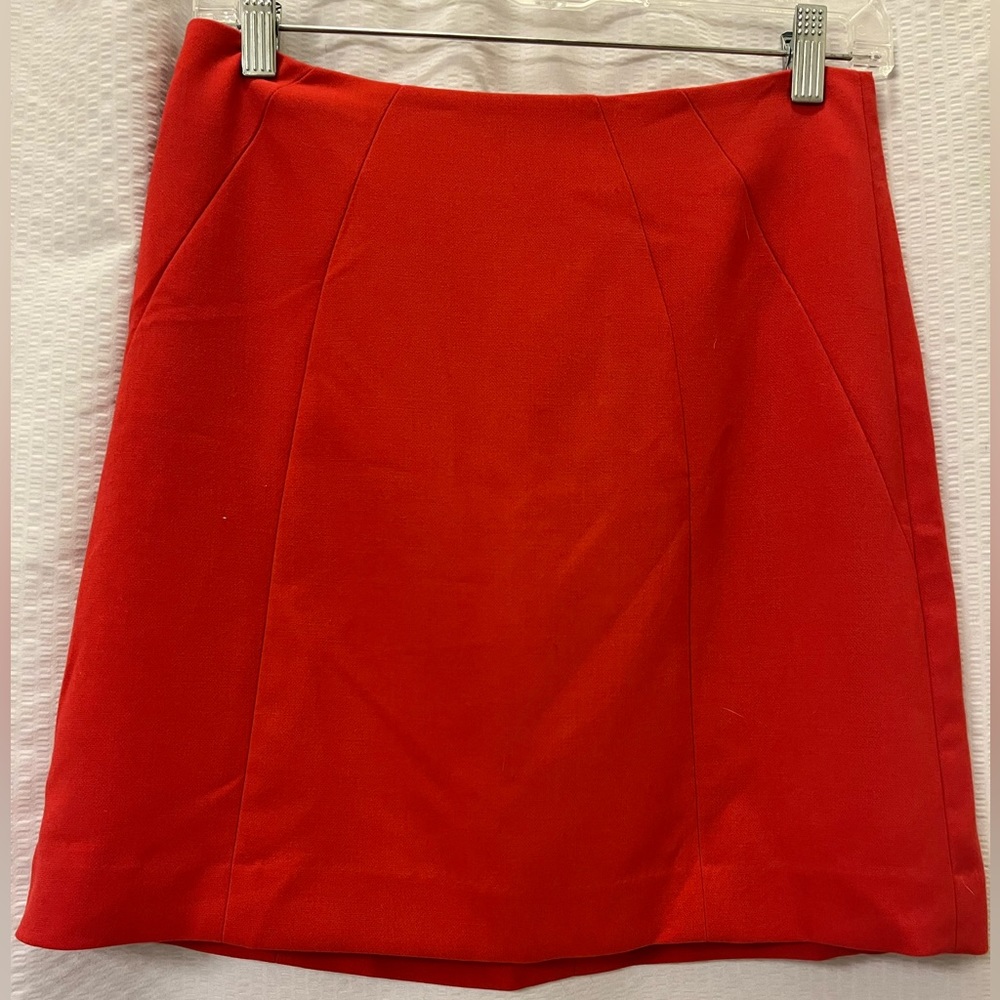 Loft womens wool blend mini skirt